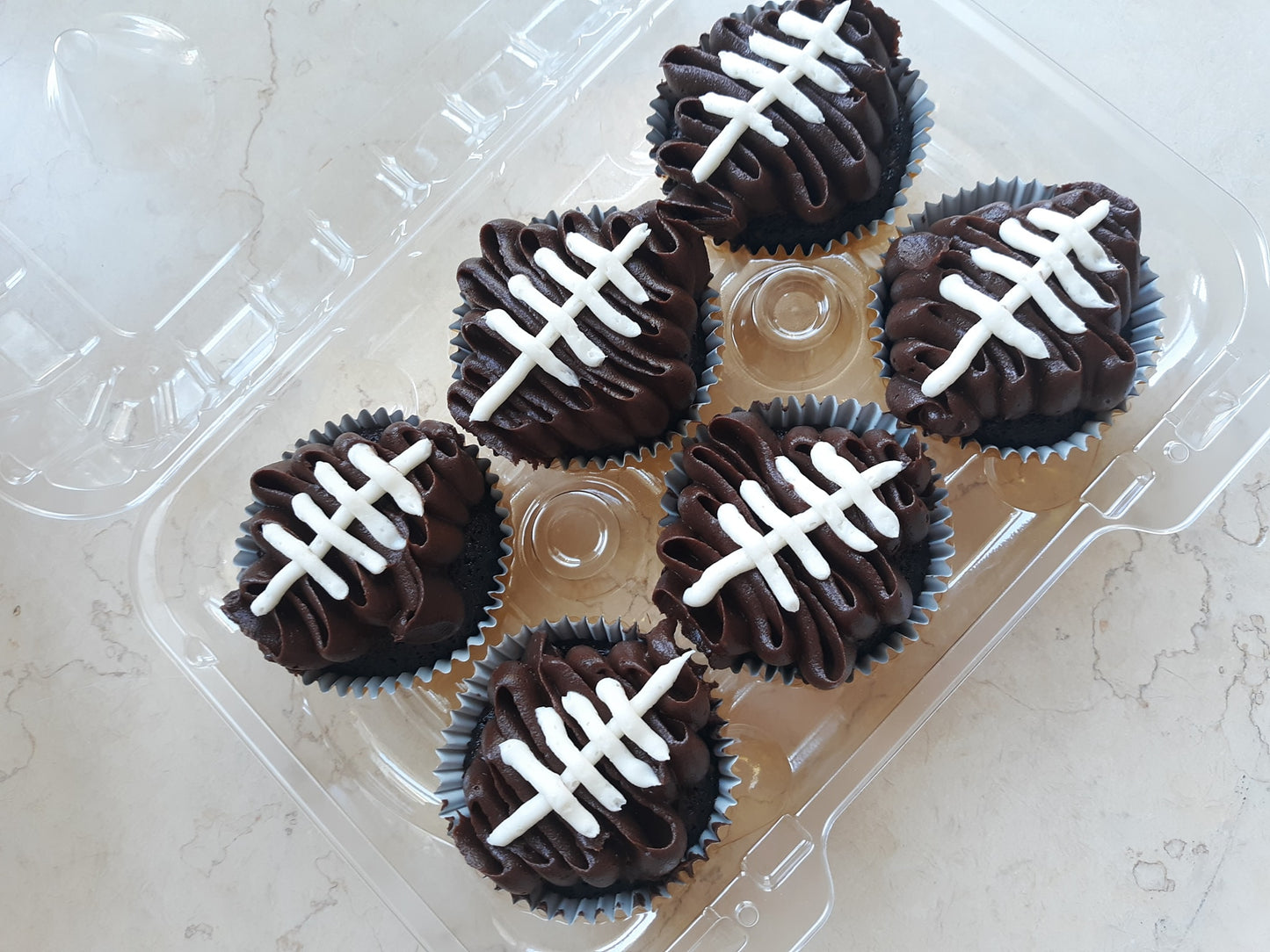 Football Cupcakes