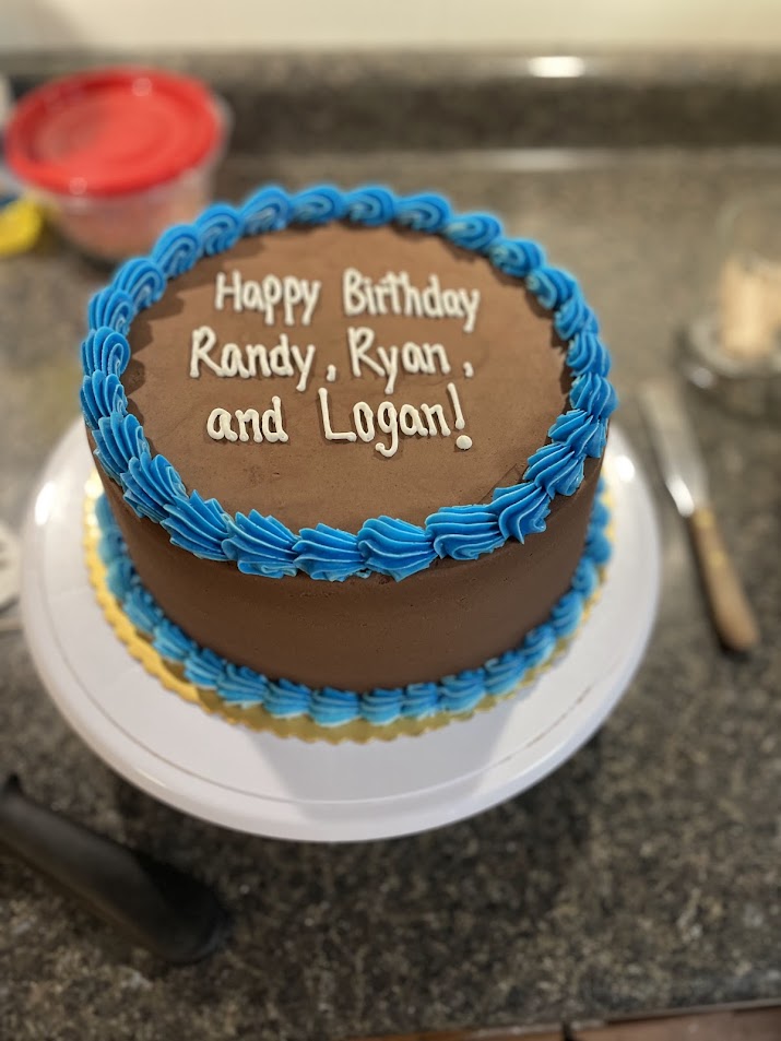 Custom Message Cake