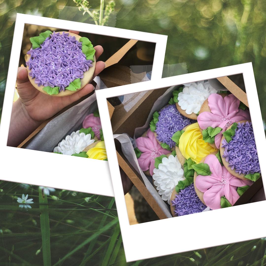 Floral Arrangement Cookie Set